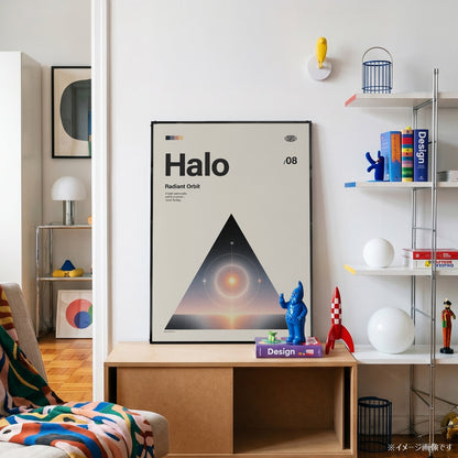 「Halo」音楽インスパイア アートポスター - Ink Jp
