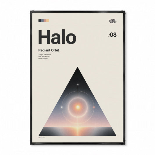 「Halo」音楽インスパイア アートポスター - Ink Jp