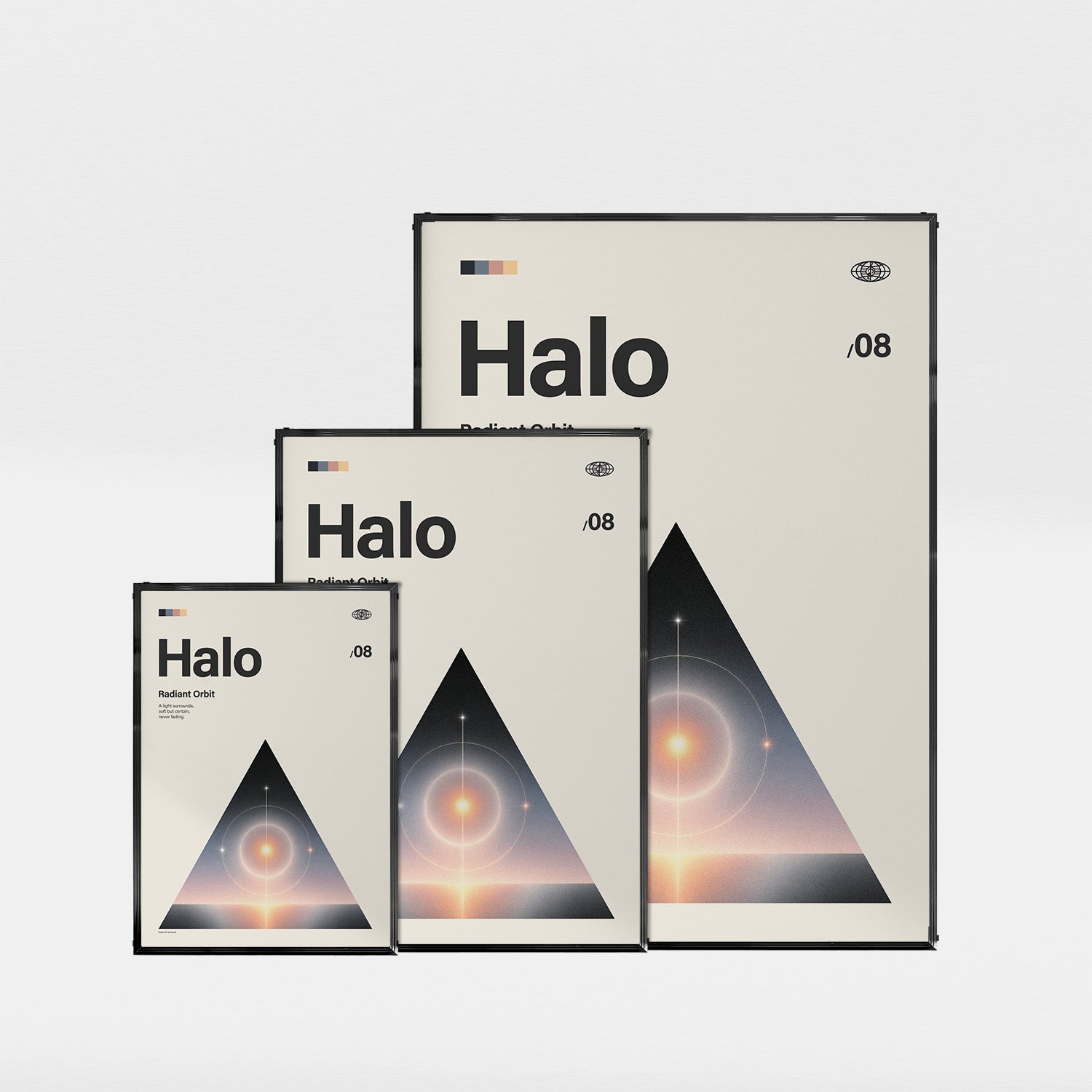 「Halo」音楽インスパイア アートポスター - Ink Jp