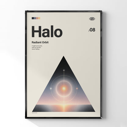 「Halo」音楽インスパイア アートポスター - Ink Jp