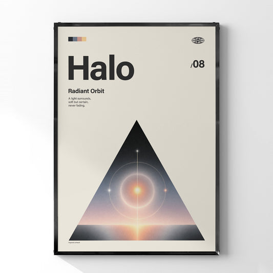 「Halo」音楽インスパイア アートポスター - Ink Jp