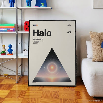 「Halo」音楽インスパイア アートポスター - Ink Jp