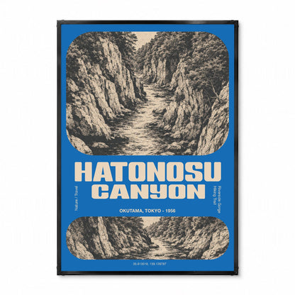「HATONOSU CANYON」ヴィンテージトラベルポスター - Ink Jp