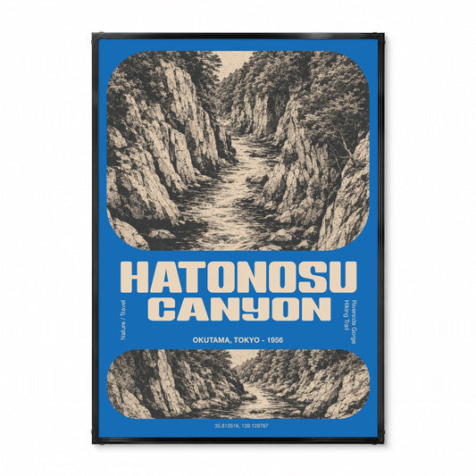 「HATONOSU CANYON」ヴィンテージトラベルポスター - Ink Jp