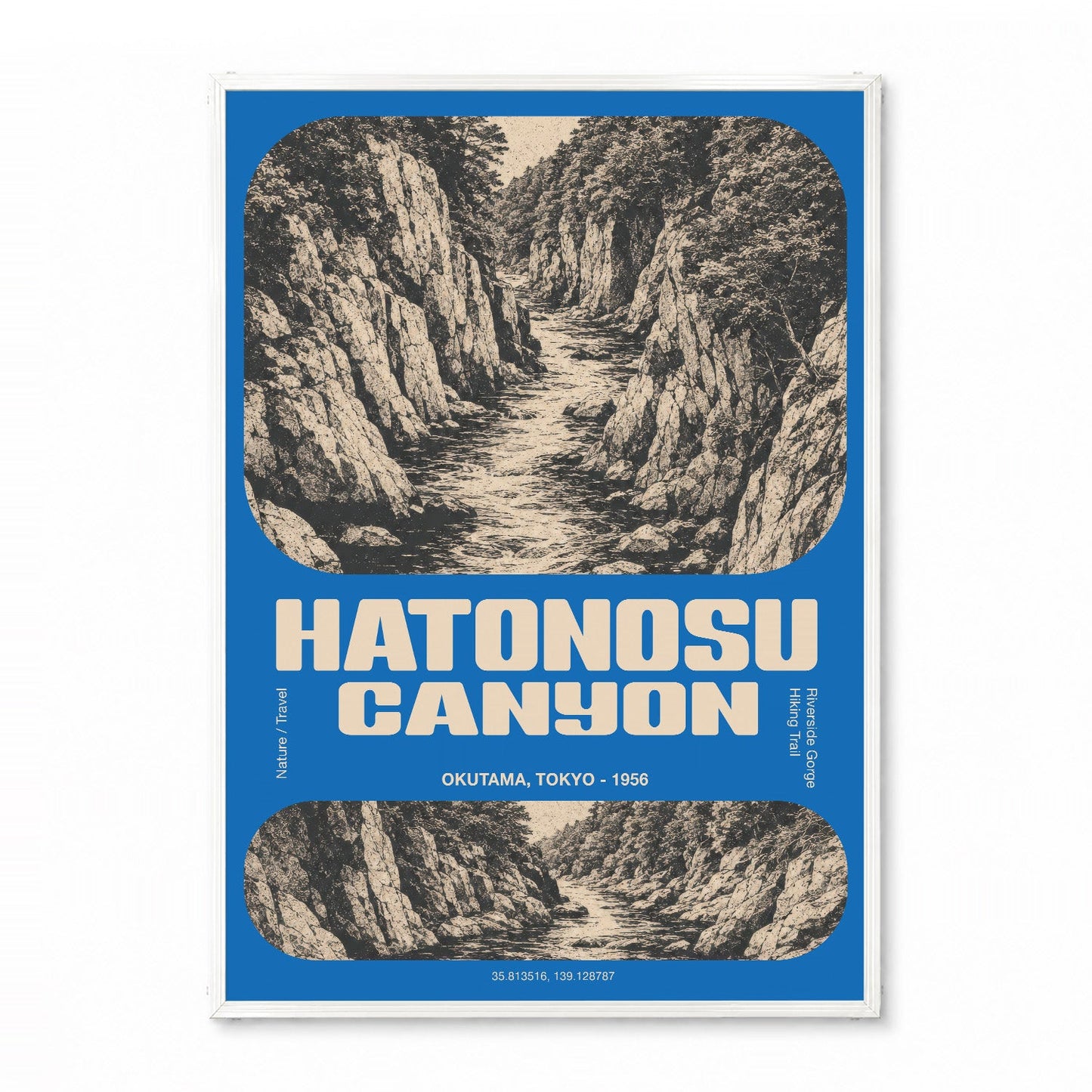 「HATONOSU CANYON」ヴィンテージトラベルポスター - Ink Jp