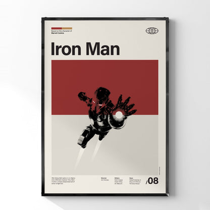 「アイアンマン」ミニマリストアートポスター II - Ink Jp