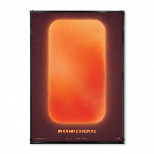 「INCANDESCENCE 1991」サイエンスアートポスター - Ink Jp