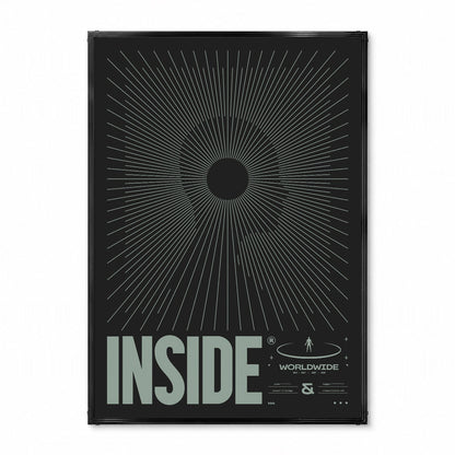 「INSIDE Worldwide Sunburst」グラフィックアートポスター - Ink Jp