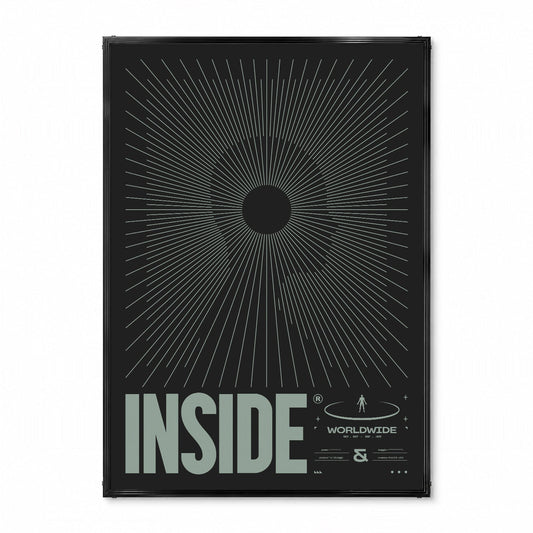 「INSIDE Worldwide Sunburst」グラフィックアートポスター - Ink Jp