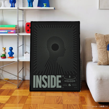 「INSIDE Worldwide Sunburst」グラフィックアートポスター - Ink Jp