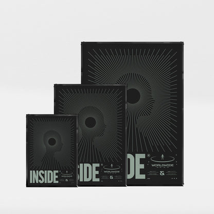 「INSIDE Worldwide Sunburst」グラフィックアートポスター - Ink Jp