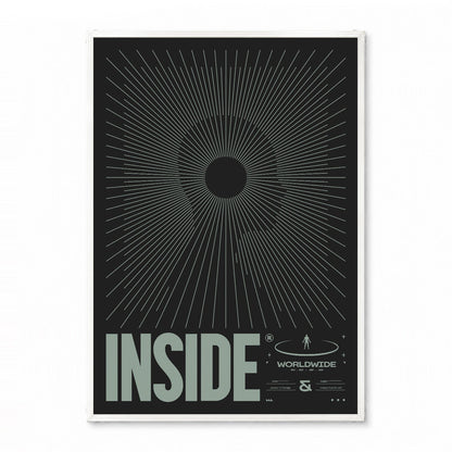 「INSIDE Worldwide Sunburst」グラフィックアートポスター - Ink Jp