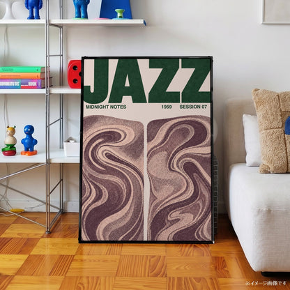 「JAZZ Midnight Notes」ミュージックイベントポスター - Ink Jp