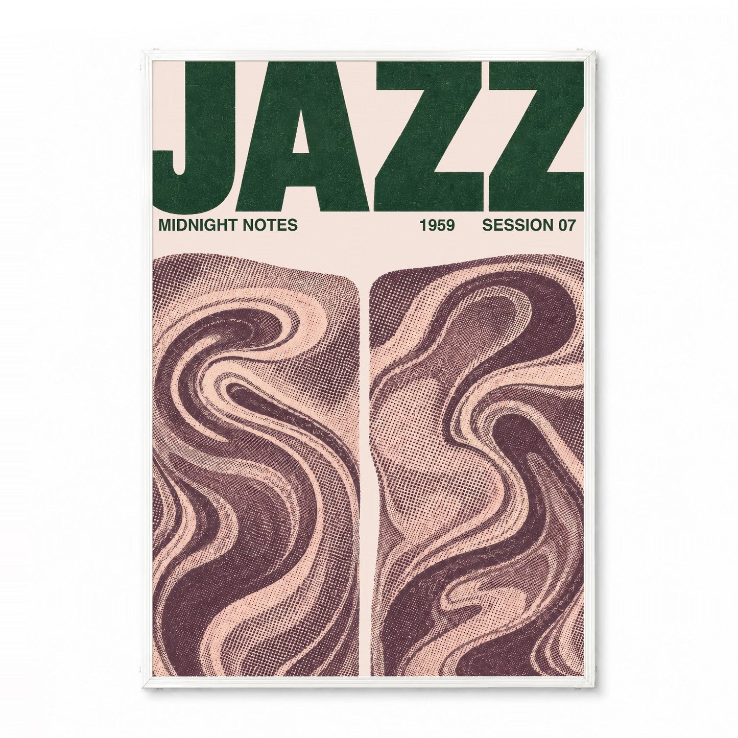 「JAZZ Midnight Notes」ミュージックイベントポスター - Ink Jp