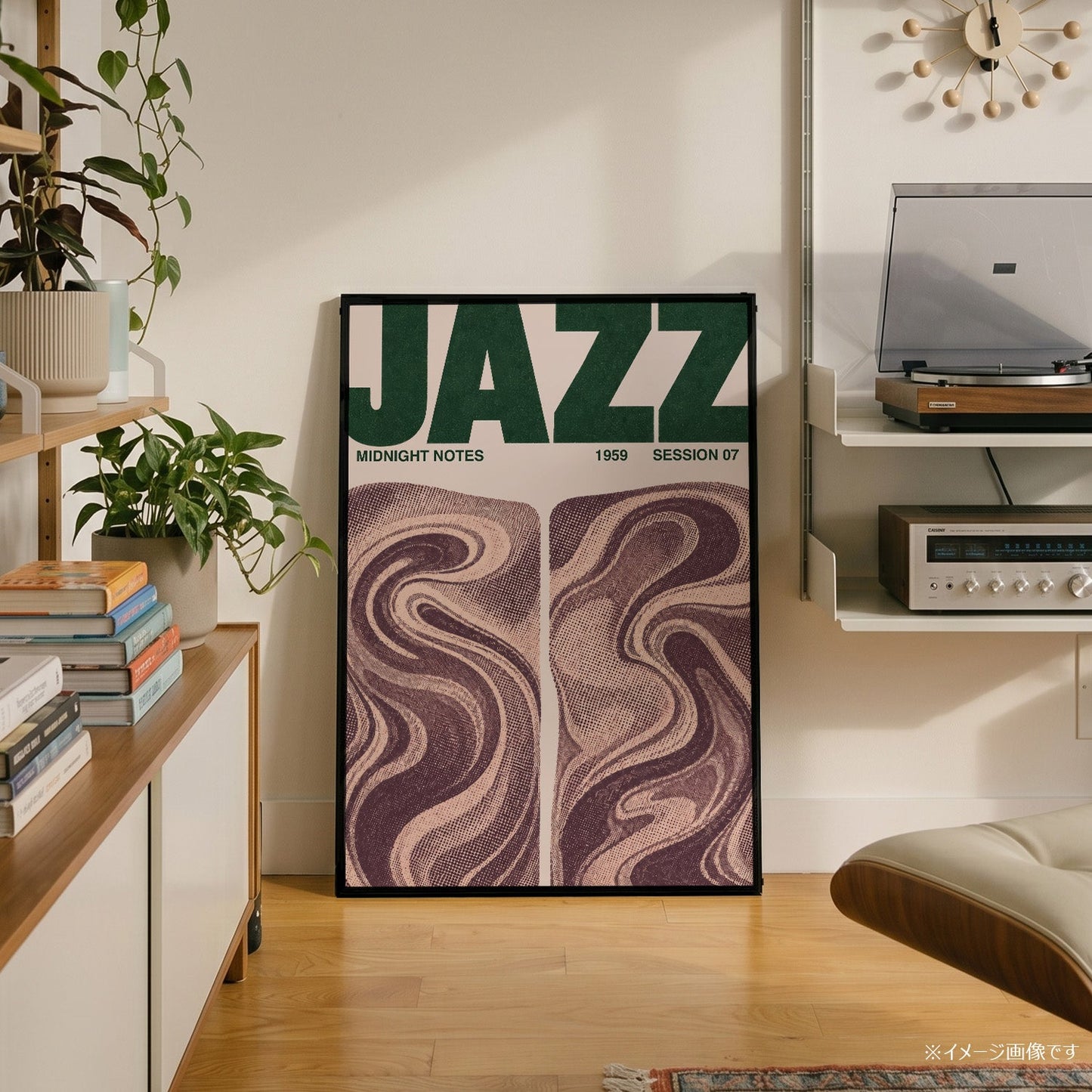 「JAZZ Midnight Notes」ミュージックイベントポスター - Ink Jp