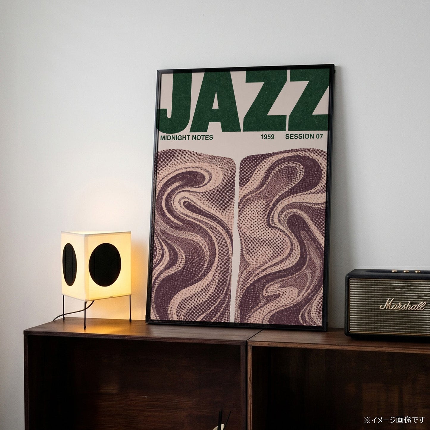 「JAZZ Midnight Notes」ミュージックイベントポスター - Ink Jp