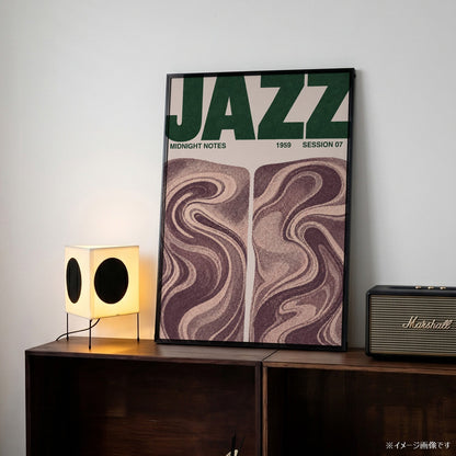 「JAZZ Midnight Notes」ミュージックイベントポスター - Ink Jp
