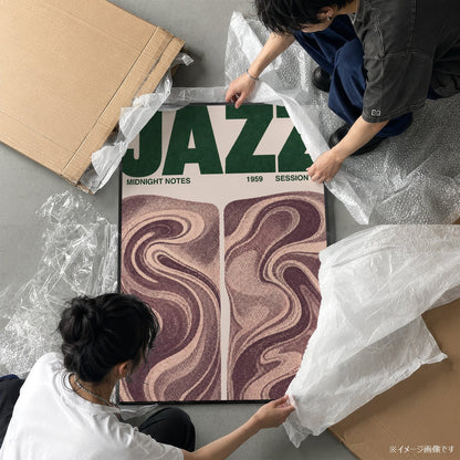 「JAZZ Midnight Notes」ミュージックイベントポスター - Ink Jp