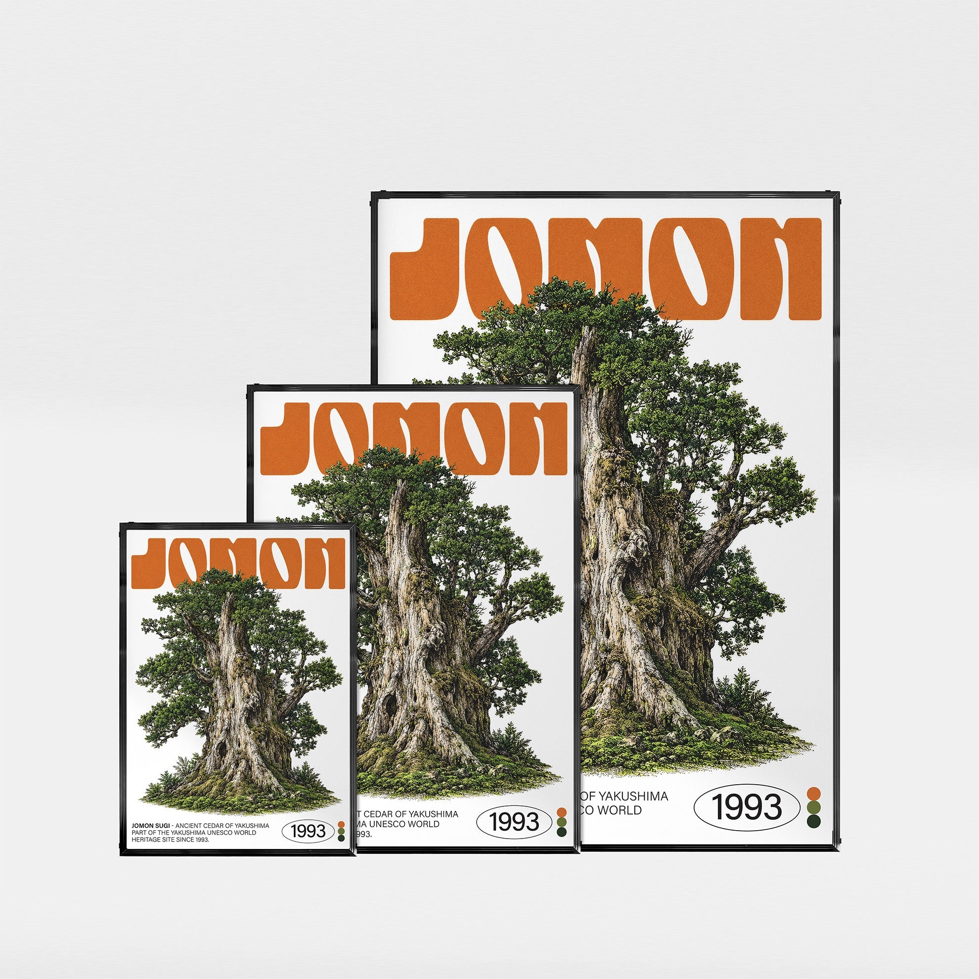 JOMON SUGI」ネイチャーサイエンスアートポスター – Ink Jp