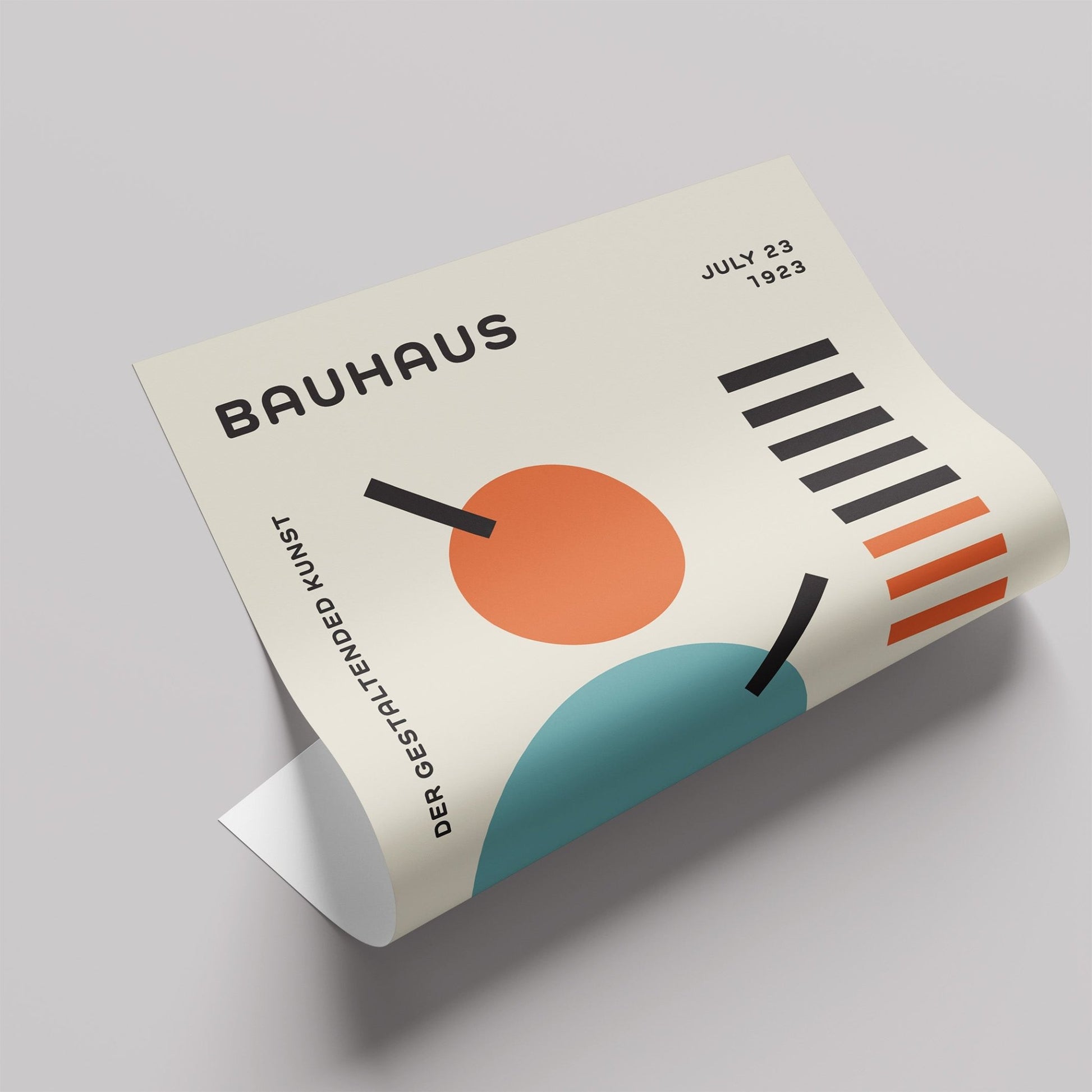 バウハウスデザインポスター JULY 23 1923 - Ink Jp