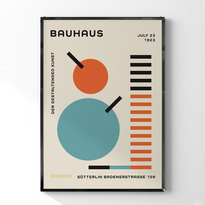 バウハウスデザインポスター JULY 23 1923 - Ink Jp