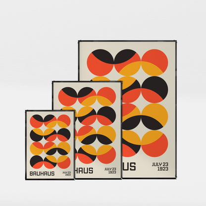 バウハウスデザインポスター JULY 23 1923 - Ink Jp