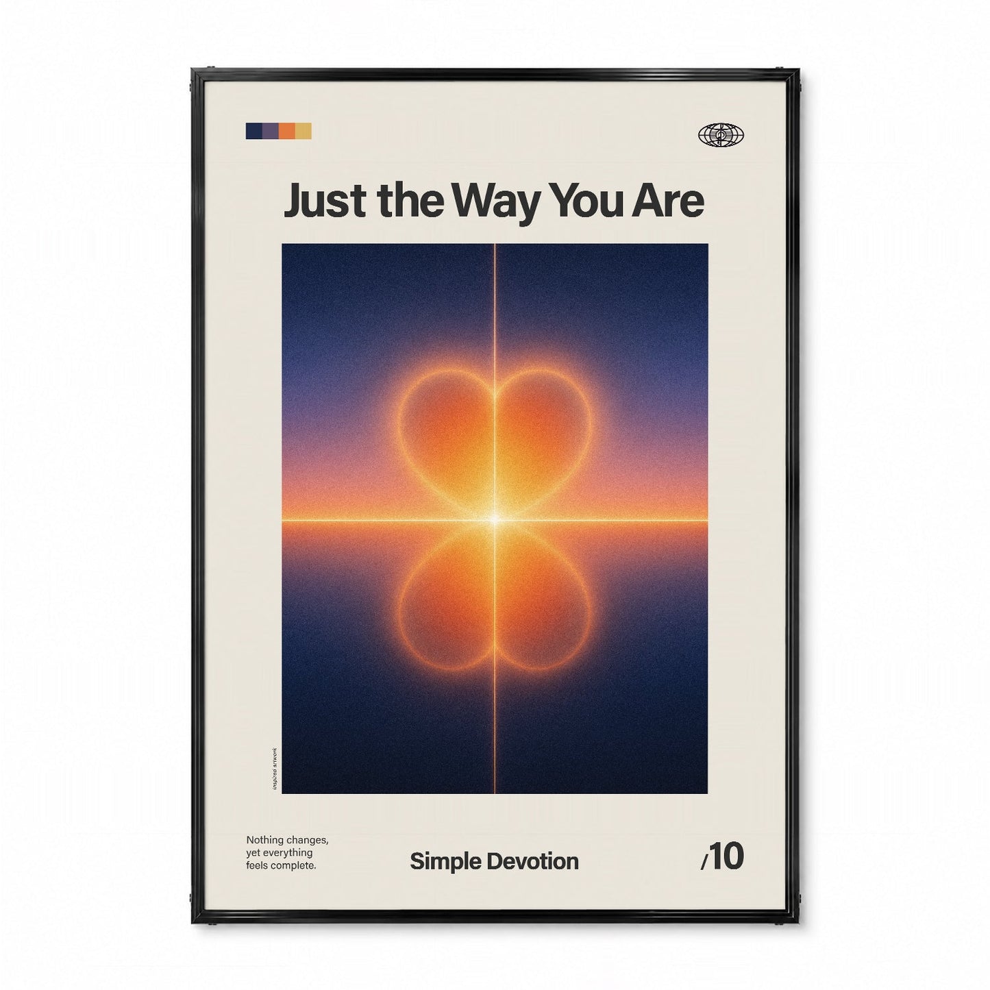 「Just the Way You Are」音楽インスパイア アートポスター - Ink Jp