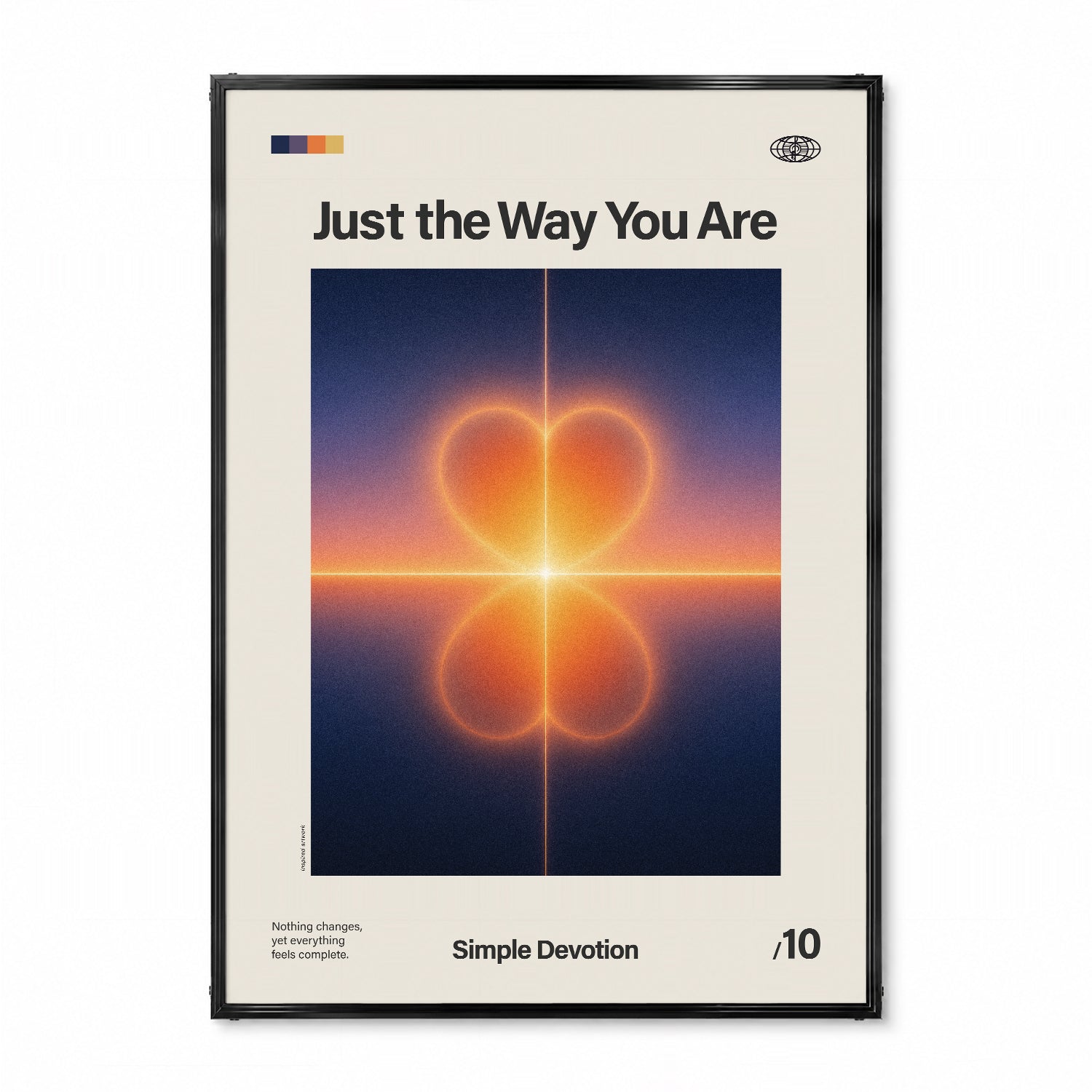 「Just the Way You Are」音楽インスパイア アートポスター - Ink Jp