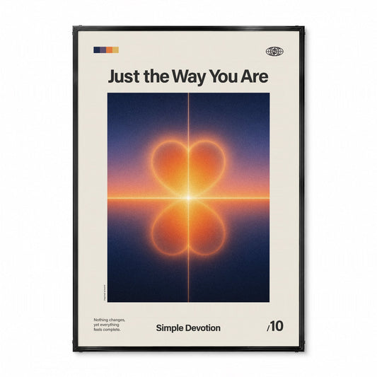 「Just the Way You Are」音楽インスパイア アートポスター - Ink Jp