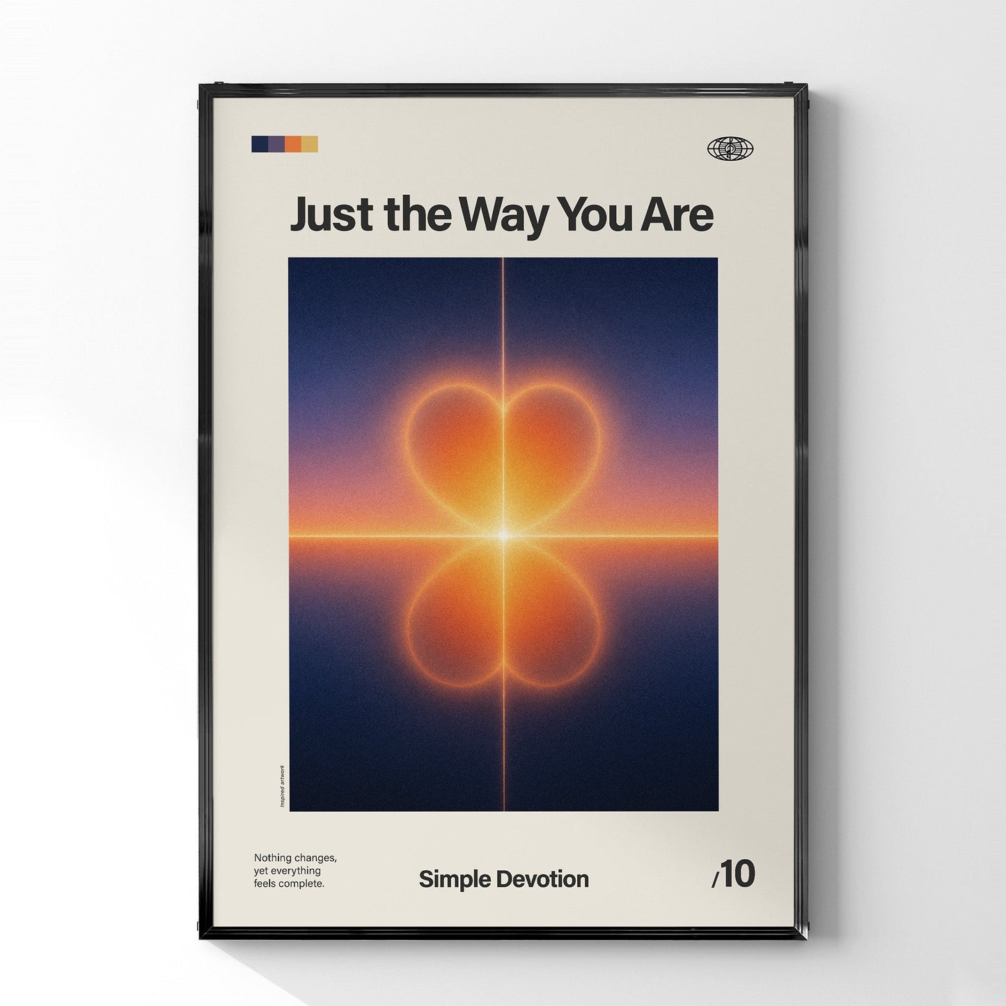 「Just the Way You Are」音楽インスパイア アートポスター - Ink Jp