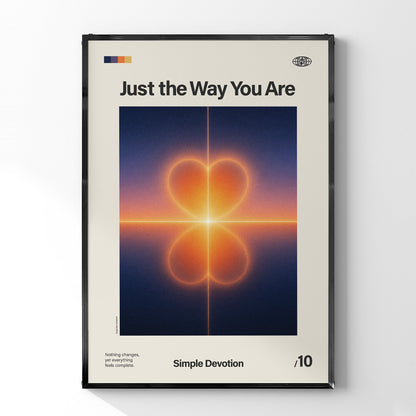 「Just the Way You Are」音楽インスパイア アートポスター - Ink Jp
