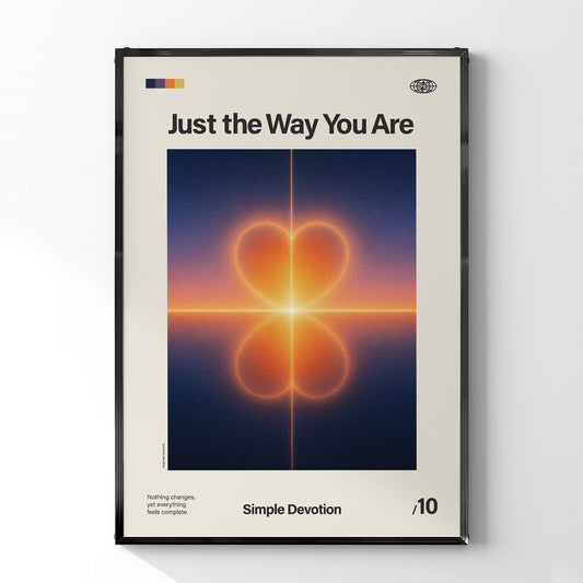 「Just the Way You Are」音楽インスパイア アートポスター - Ink Jp