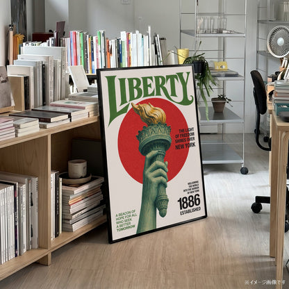 「LIBERTY」ヴィンテージグラフィックアートポスター - Ink Jp