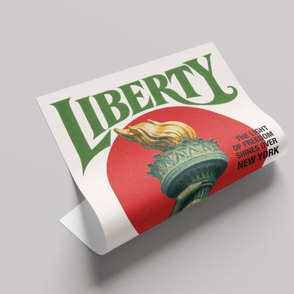 「LIBERTY」ヴィンテージグラフィックアートポスター - Ink Jp