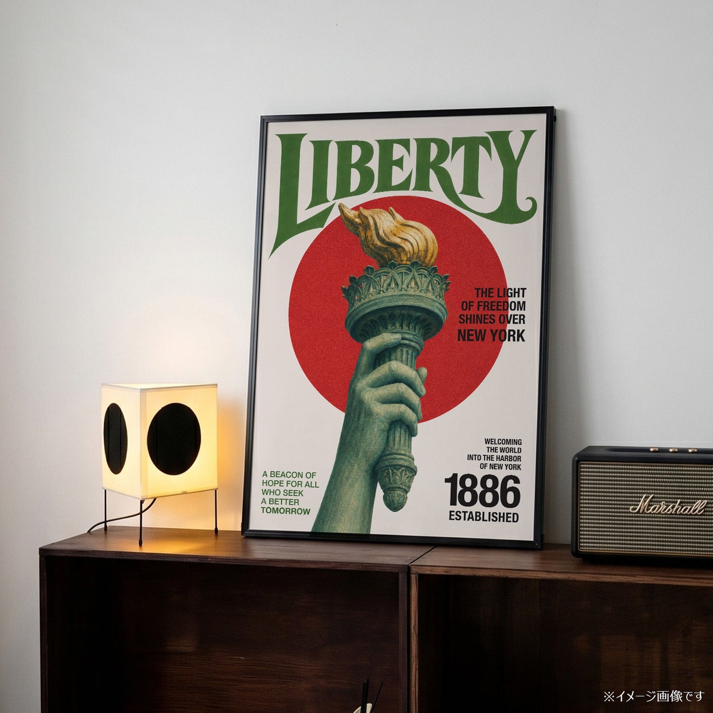 「LIBERTY」ヴィンテージグラフィックアートポスター - Ink Jp