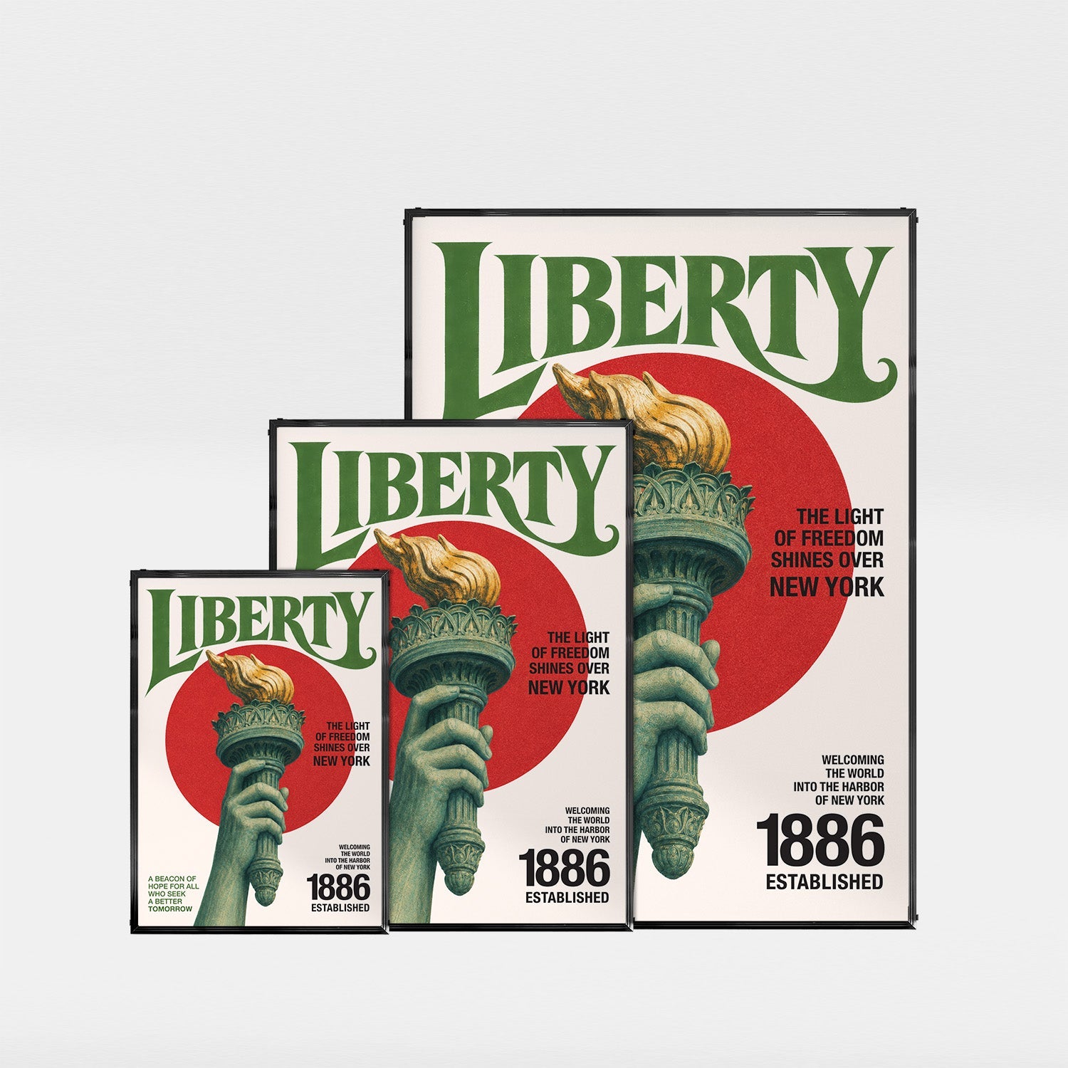 「LIBERTY」ヴィンテージグラフィックアートポスター - Ink Jp