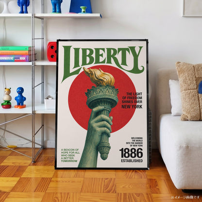 「LIBERTY」ヴィンテージグラフィックアートポスター - Ink Jp