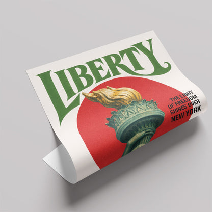 「LIBERTY」ヴィンテージグラフィックアートポスター - Ink Jp