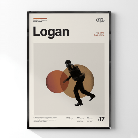 「LOGAN/ローガン」ミニマリストアートポスター - Ink Jp