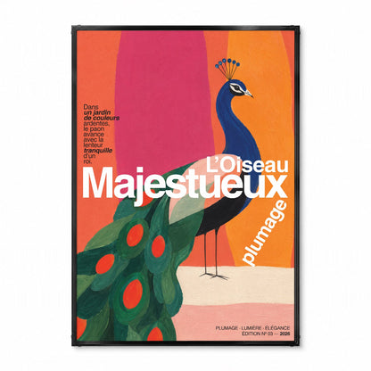 「L'OISEAU MAJESTUEUX」グラフィックアートポスター - Ink Jp