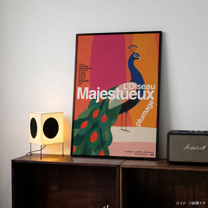 「L'OISEAU MAJESTUEUX」グラフィックアートポスター - Ink Jp