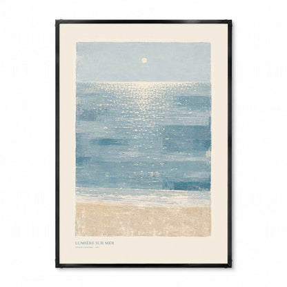 「LUMIÈRE SUR MER」アートプリントポスター - Ink Jp
