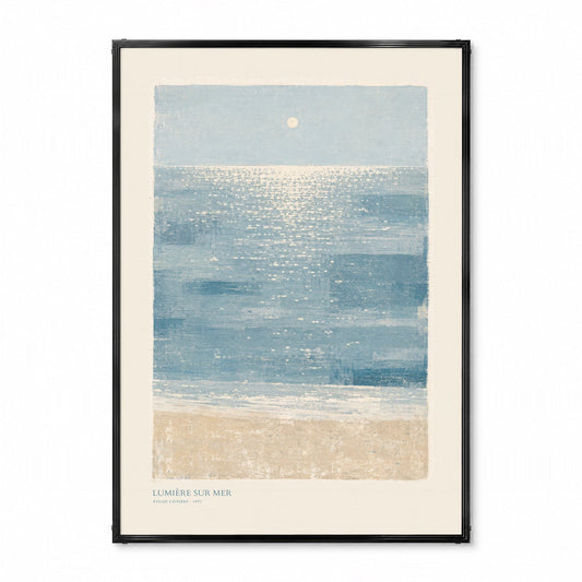 「LUMIÈRE SUR MER」アートプリントポスター - Ink Jp