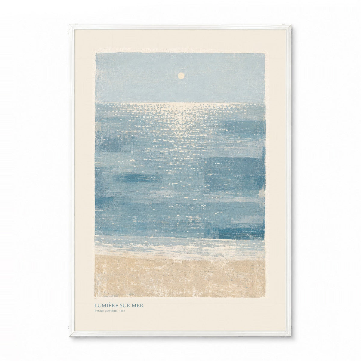 「LUMIÈRE SUR MER」アートプリントポスター - Ink Jp