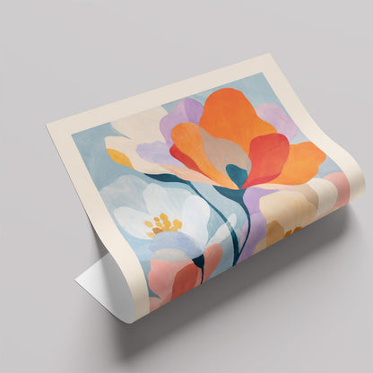 「MARCHÉ AUX FLEURS D'AMSTERDAM」ボタニカルアートポスター - Ink Jp