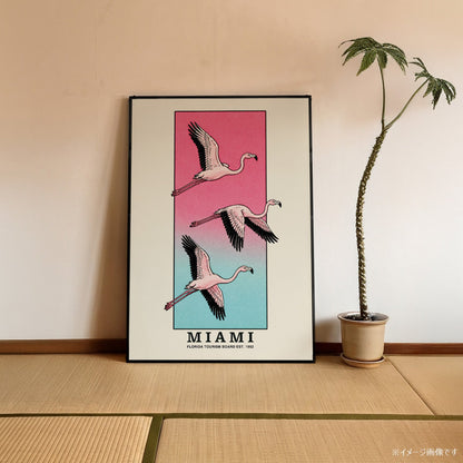 「MIAMI」ヴィンテージトラベルポスター - Ink Jp