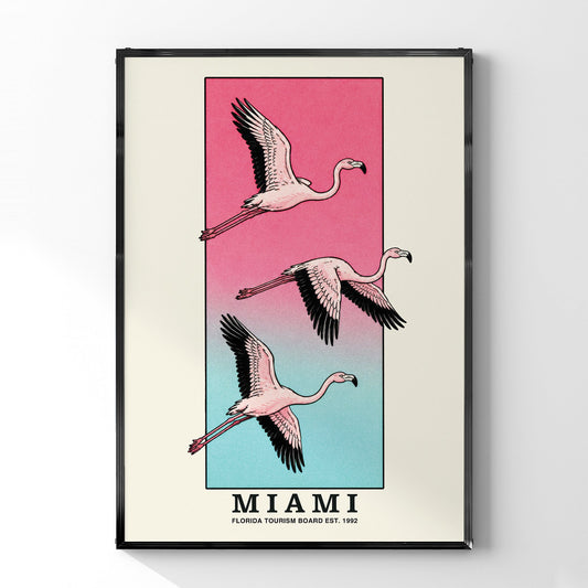 「MIAMI」ヴィンテージトラベルポスター - Ink Jp