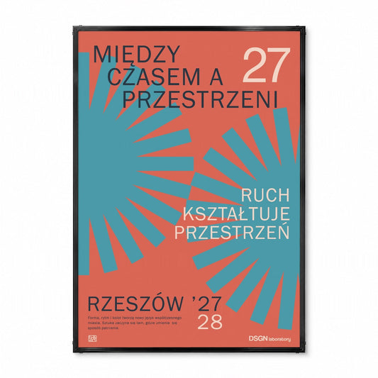 「MIĘDZY CZASEM」グラフィックアートポスター - Ink Jp