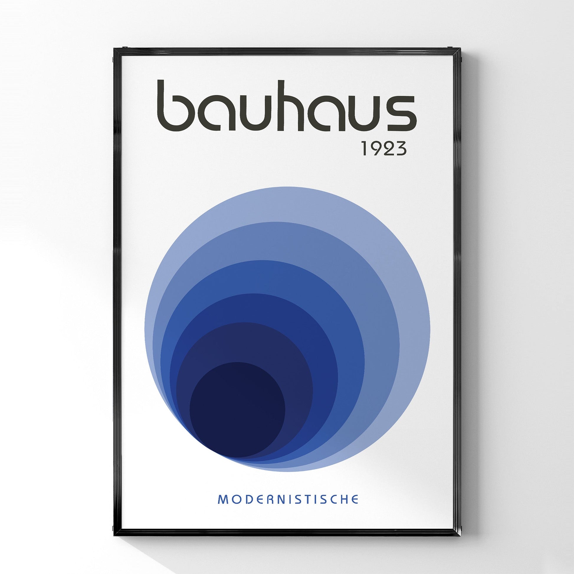 バウハウスデザインポスター MODERNISTISCHE BLAU 1923 - Ink Jp