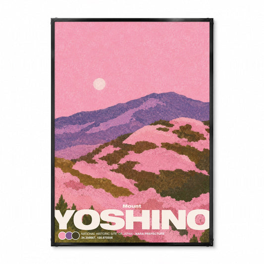 「Mount YOSHINO」ヴィンテージトラベルポスター - Ink Jp